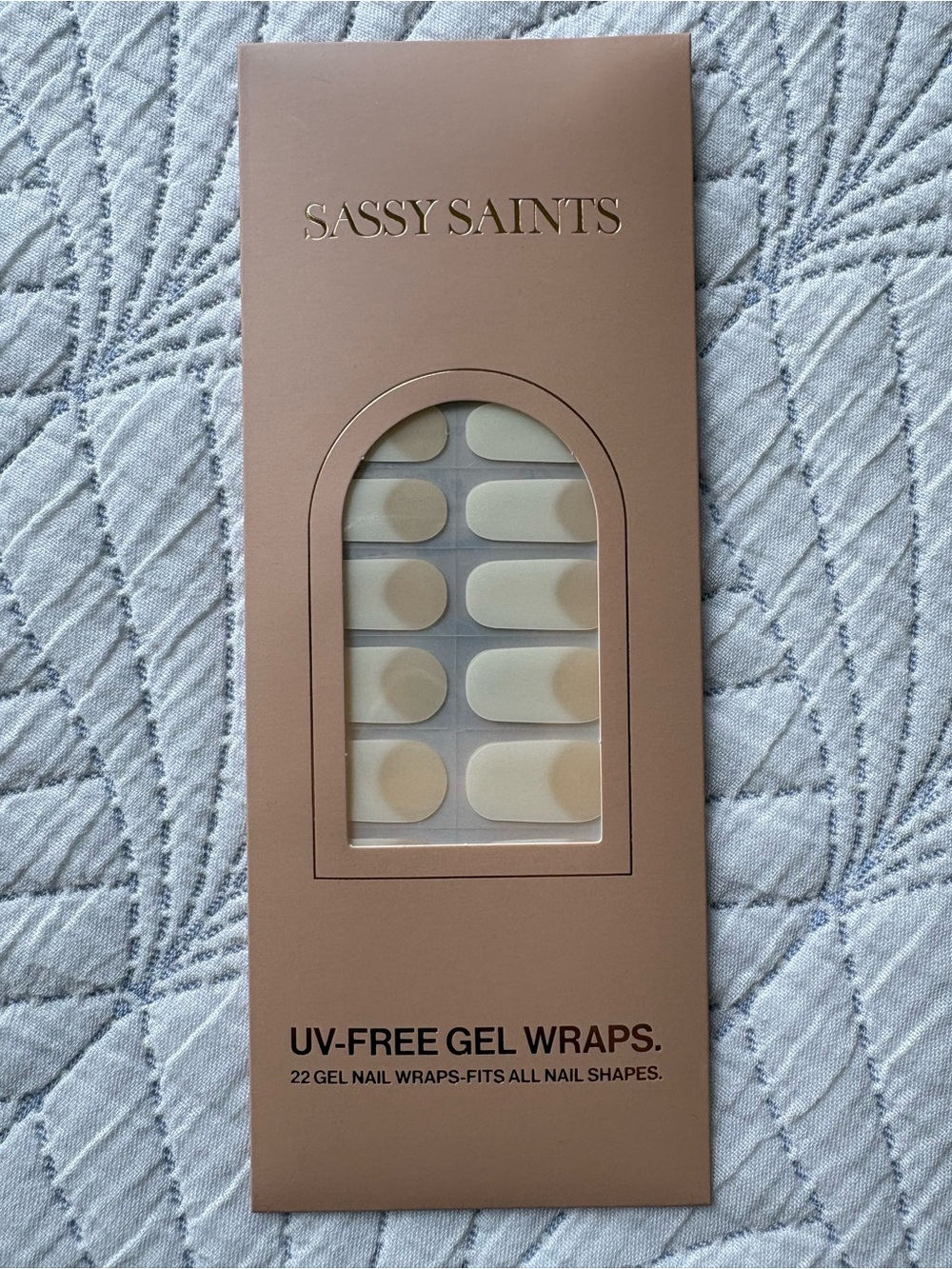 Sassy Saints Classic French Gel Nail Wraps